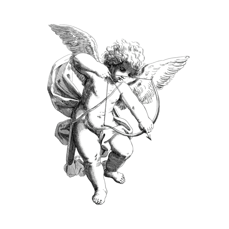 Dekoracyjny motyw anioła